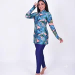 ⁦مايوه سباحة للسيدات بتغطية كاملة مع تنورة⁩ - الصورة ⁦3⁩