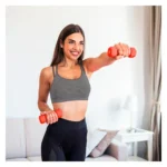 1kg Rubber Coated Dumbbell for Fitness & Home Workouts - Image 3