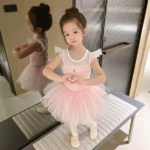 Sparkling Ballet Dance Dress for Girls