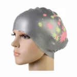 Hin-Waves Silicone Swim Cap For Long Hair