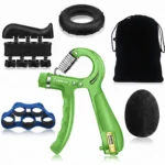 Hand Grip Exerciser Adjustable Power Set 5PCS