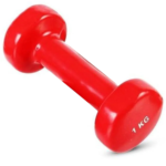 1kg Rubber Coated Dumbbell for Fitness & Home Workouts