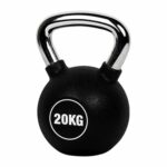 20KG Rubber-Coated Kettlebell for Strength Training