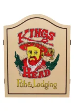 Kings Head Professional Bristle Dartboard Cabinet Set with Steel Tip Darts - Image 6