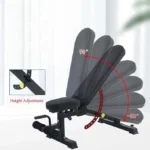 Deracy Adjustable Weight Bench - Image 4