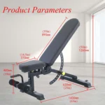 Deracy Adjustable Weight Bench - Image 2