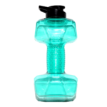 Dumbbell-Shaped Plastic Multi-Uses Fitness Water Bottle 220ml - Image 2