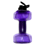 Dumbbell-Shaped Plastic Multi-Uses Fitness Water Bottle 220ml - Image 4