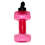 Dumbbell-Shaped Plastic Multi-Uses Fitness Water Bottle 220ml - Image 3