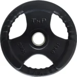 15KG Rubber Tri-Grip Barbell Olympic Weight Plate