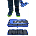 2KG LINUO Adjustable Ankle And Wrist Weights (Pair) - Image 4