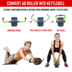 2-in-1 Ab Wheel & Kettlebell Trainer - Image 3