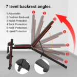 Foldable Gym Bench with Resistance Bands - The Compact Fitness Solution - Image 3