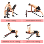 Foldable Gym Bench with Resistance Bands - The Compact Fitness Solution - Image 2