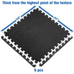 Anti-Slip Gym Floor Mat Set 6PCS - Image 4