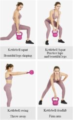 6KG Rubber-Coated Fitness Iron Kettlebell - Image 4