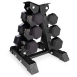 A-Frame Heavy Duty Dumbbell Rack – 3 Pair Steel Stand