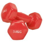 3kg Rubber Dumbbell for Fitness & Home Workouts - Image 3