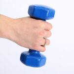 2kg Rubber-Coated Fitness Weight Dumbbell - Image 2