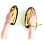 Whale Diving Swim Training Hand Paddle, Frog Finger Shape With Adjustable Silicone Strap