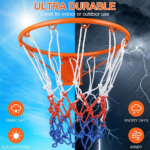 Durable Nylon Basketball Net - Image 2