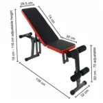Versatile Adjustable 8-Positions Weightlifting Bench - Image 2