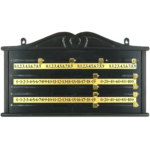 Black Plastic Snooker Scoreboard 70x40cm