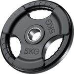 5KG Olympic Tri-Grip Rubber Weight Plate - Image 3