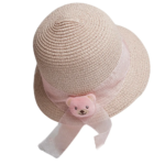 Girls Sun Straw Hat In Multi-Design For Summer Holiday And Outdoor Activities - Image 4