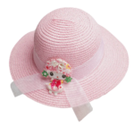 Girls Sun Straw Hat In Multi-Design For Summer Holiday And Outdoor Activities - Image 6