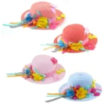 Girls Sun Straw Hat In Multi-Design For Summer Holiday And Outdoor Activities - Image 12