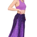 Womens Wide Leg Summer Pants Designed With Side Pockets - Image 2