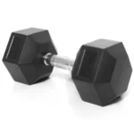 20KG Fixed Weight Hex Rubber Dumbbells