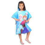 Hooded Kids Towel With Cartoon Characters - Image 3