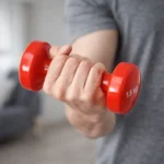 1.5kg Neoprene Rubber Fitness Dumbbell - Image 2