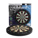 Kings Head Professional Bristle Dartboard Cabinet Set with Steel Tip Darts - Image 4