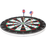 Deluxe Flocked Dual-Sided Dartboard - Image 3