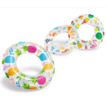 INTEX LIVELY PRINT SWIM RINGS FLOAT