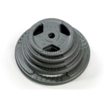 15KG MARCY Tri-Grip Solid Iron Weight Plate - Image 2