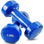 2.5KG Rubber Coated Weightlifting Dumbbell