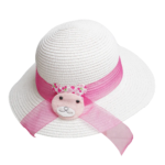 Girls Sun Straw Hat In Multi-Design For Summer Holiday And Outdoor Activities - Image 9