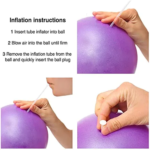 Mini Pilates And Fitness Exercise Ball – 20CM - Image 3
