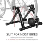 Deuter Foldable Indoor Bike Trainer with Adjustable Resistance - Image 7