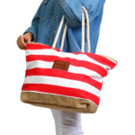 Womens Beach Handbag In Multi Attractive Designs - Image 2