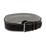 Padded Leather Weightlifting Belt - Image 2