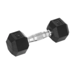 York Fitness 5KG Rubber Hex Dumbbells
