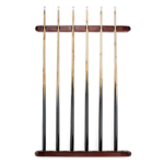 6 Hardwood Wall-Mounted Cue Rack - Image 3