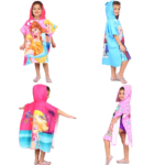 Hooded Kids Towel With Cartoon Characters - Image 7