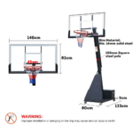 High-Grade Adjustable Basketball Stand Hoop System M028 - Image 5