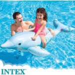 Intex Inflatable Dolphin Ride-On Float for Kids - Image 2